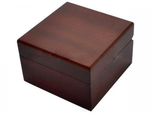 Wholesale Single Rectangle Red/Black Painting Wooden Watch  Box