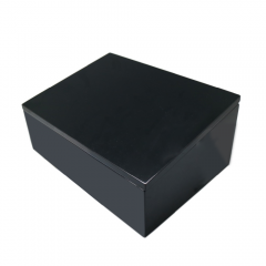 SAWTRU  Rectangle Piano Black Painting Wooden  Perfume Box