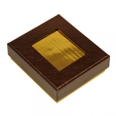 SAWTRU Brown Paper Magnetic Chocolate Box/Candy Chocolate Packing Box with Window Manufacturer