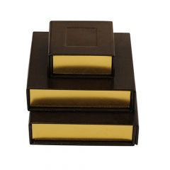 SAWTRU Brown Paper Golden Chocolate Box/Candy Chocolate Packing Box Manufacturer