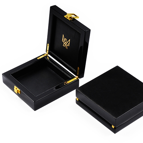 High Quality Fashion Gift Jewelry Box Luxury Piano Painting Wooden Jewelry Box with Glossy Painting