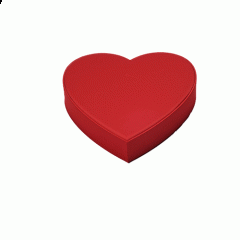 SAWTRU Red Heart Shaped Paper Box/Round Cardboard Chocolate Box for Packing Manufacturer  Design