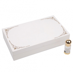SAWTRU White Rectangle EVA Wood Essential Oil Box