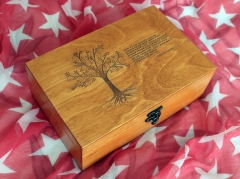 Custom quote wooden box