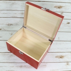 Red Wooden Christmas Eve Box, Christmas Eve Gift Ideas