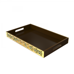 Luxury Wooden Serving Tray Wholesale With Crystals